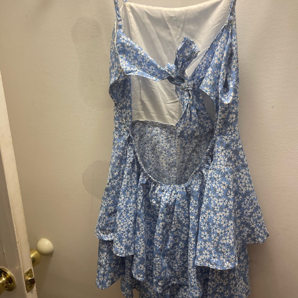 Blue Floral Dress